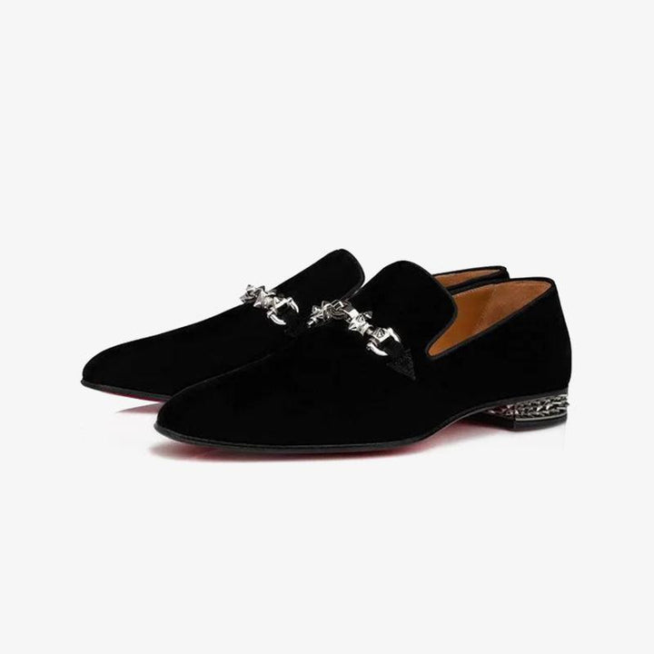 Spiked Heel Loafers â€?Chic Dance & Party Shoes - ARNO CONTI