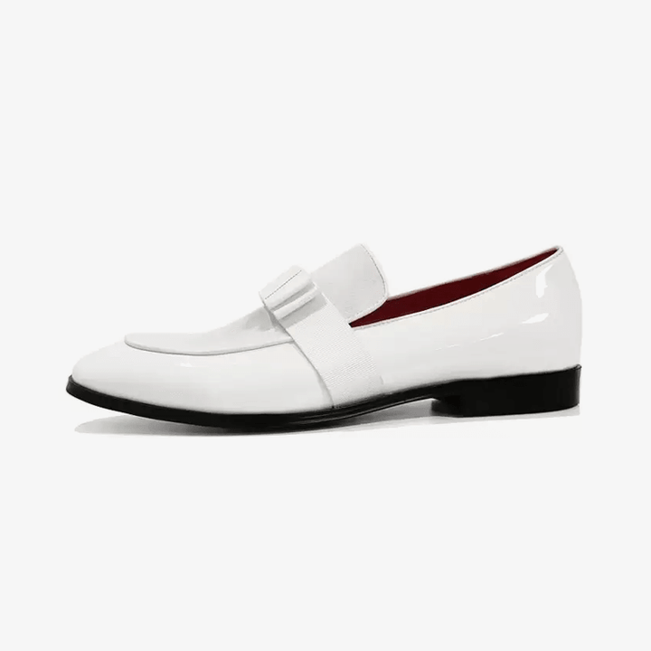 Leather Bows Artwork Mens Loafer - ARNO CONTI