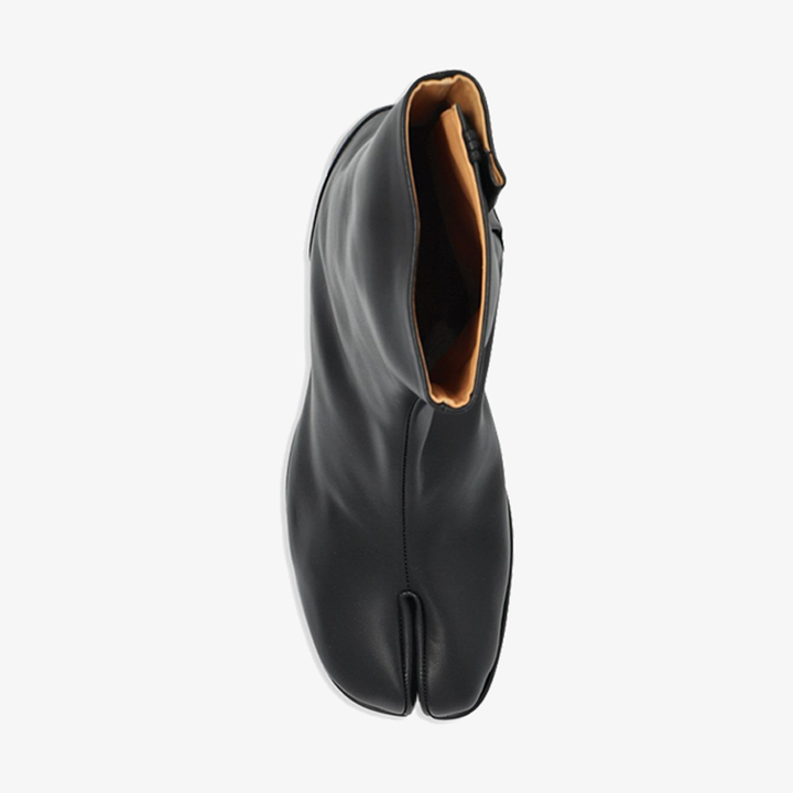 Calf Leather Split-Toe Ankle Boots - Arno Conti Shoe
