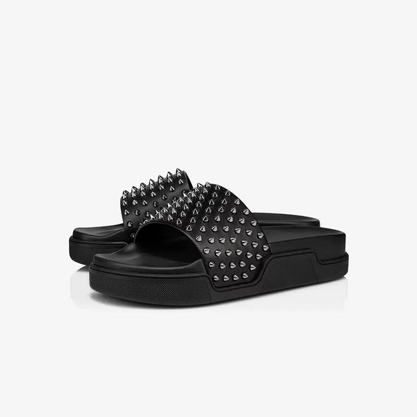 Flat Spike Bianco Slide