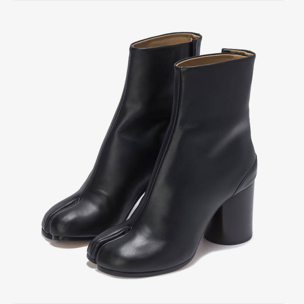 Black Split-Toe Boots Women's