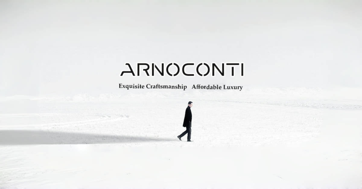 The picture arnoconti.com shows when its homepage is shared