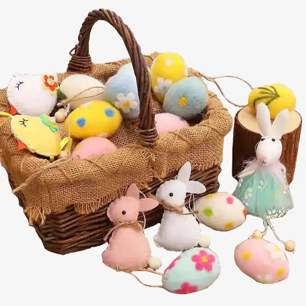 Easter Wool Felt Egg – Handmade DIY Decoration