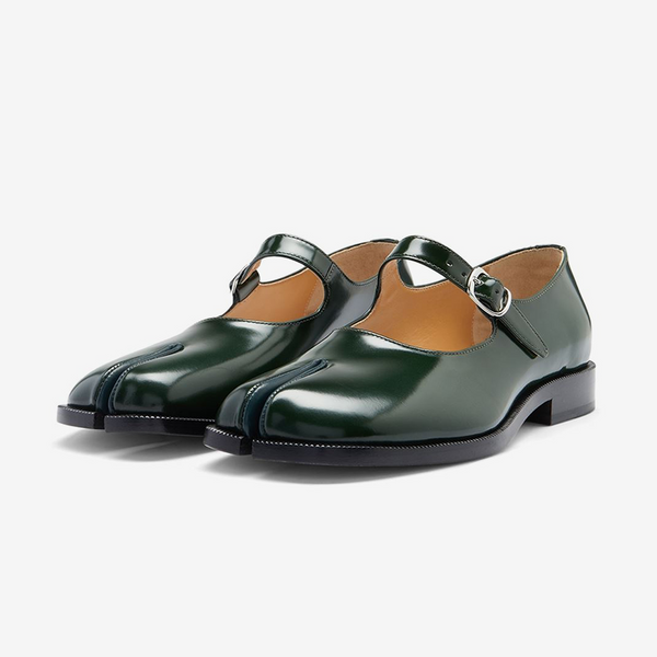 Split-toe Leather Mary-Jane Shoes - Arno Conti Shoe