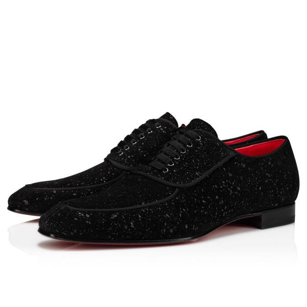 Black Oxford Shoe and Suede Base