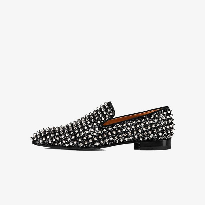 Rivets Slip-On Loafers.