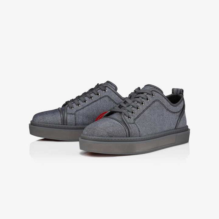 Linen Leather Sneakers Low-top - ARNO CONTI