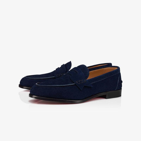 Strap Slip-On Loafer Suede Leather Penny