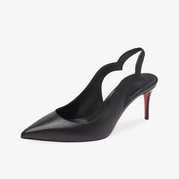 Scalloped Slingback 80mm Pumps