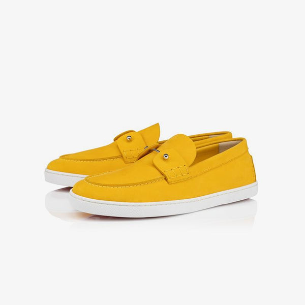 Yellow Suede Loafers