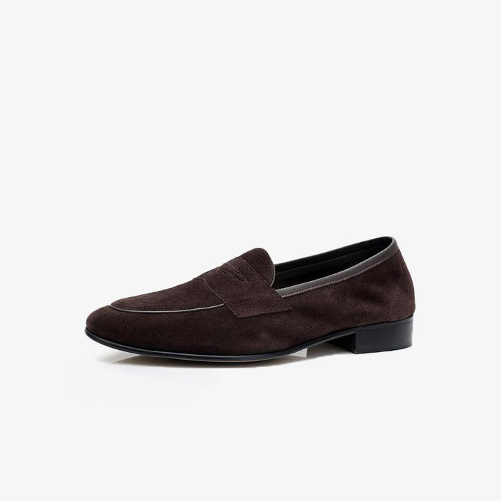 Classic Suede Penny Loafers.