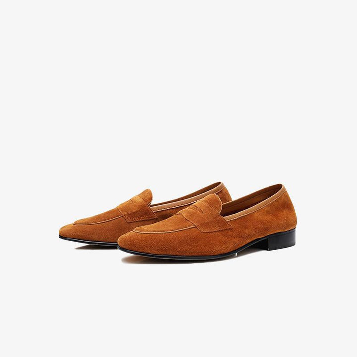 Classic Suede Penny Loafers.