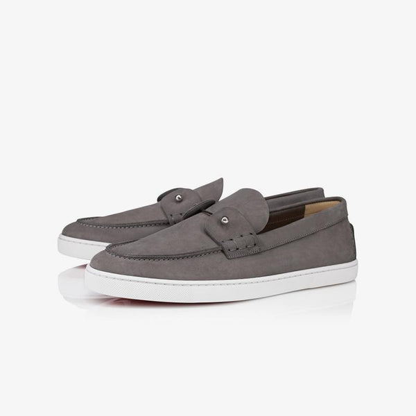 Suede Sliver Collar Boat Shoes Sneakers