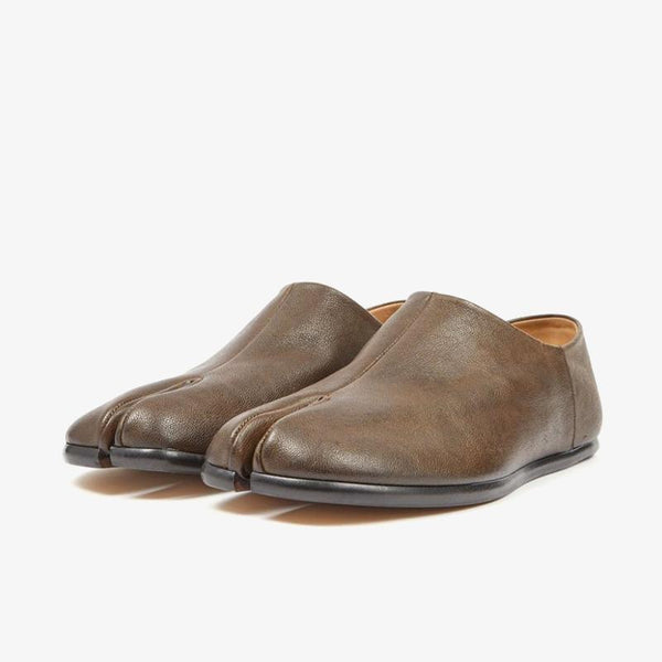 Coffee Brown Leather Loafers