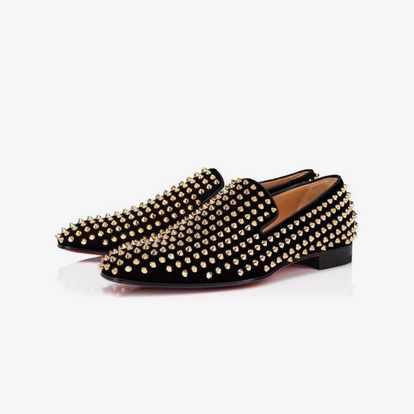 Trendy Spiked Rivets Studded Loafers