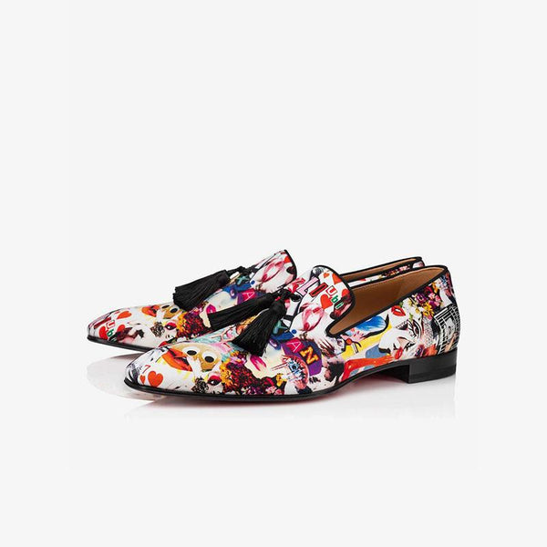 Vibrant Graffiti-Inspired Loafers