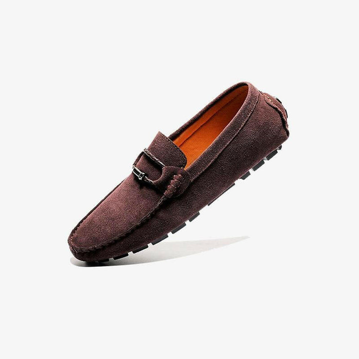 Slip-On Metal Details Loafers.