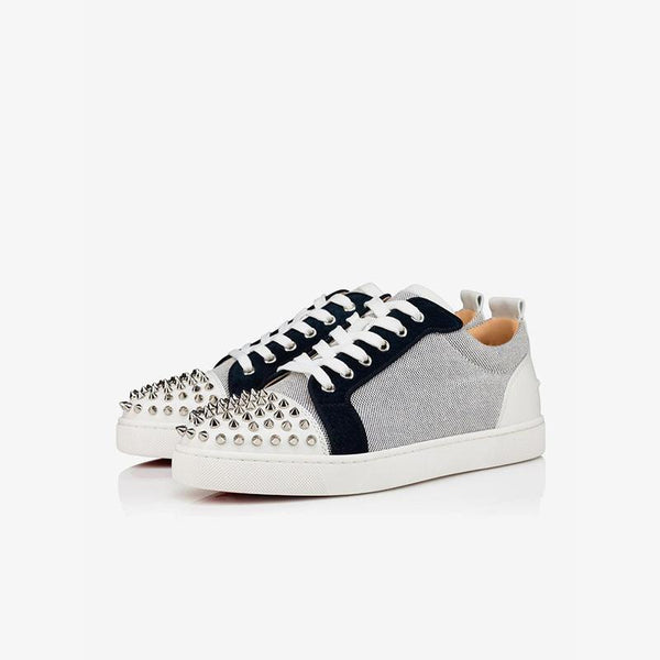 Studded Mesh Lace-Up Sneakers