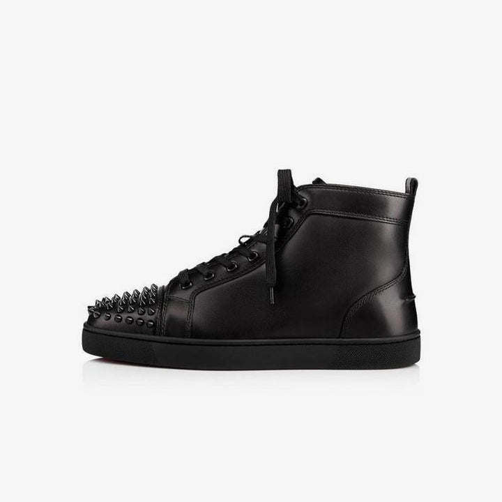 Rivets Cosy Sneakers Leather Shoes - ARNO CONTI