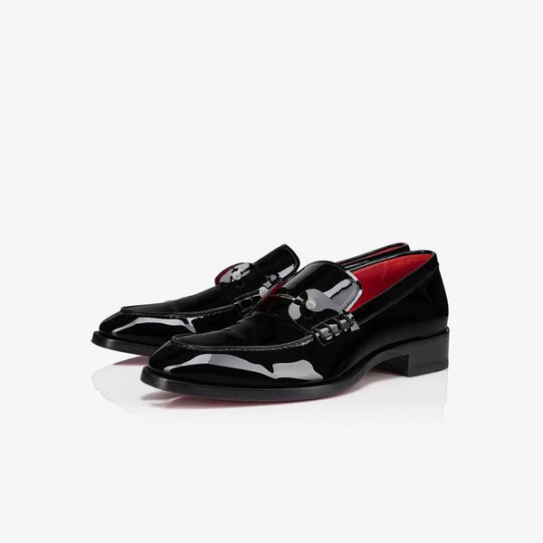 Sleek Patent Leather Loafers