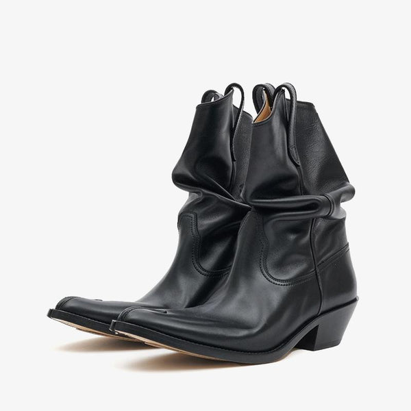 Tabi-Toe Leather Boots