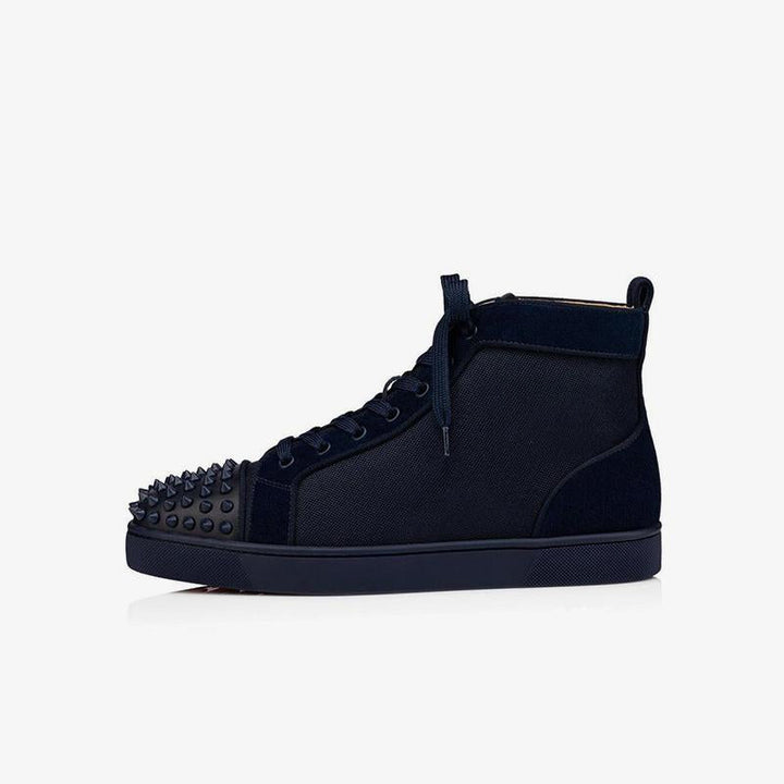 Flat Sneakers Suede Mens Spikes Nylon - ARNO CONTI