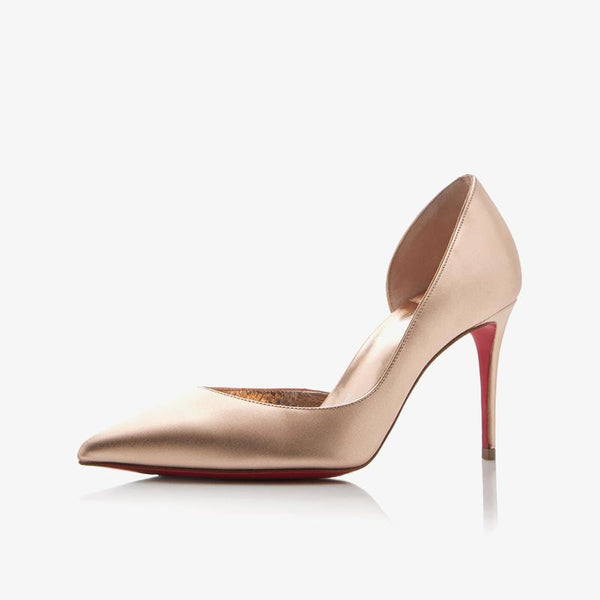 Golden Metallic Leather 80mm Pump