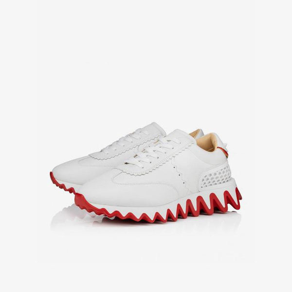 Leather Sneakers Wave Sole