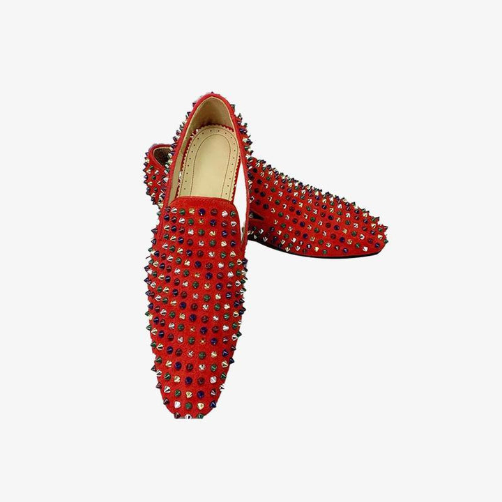 Cobalt Spike Slip-On Loafers - ARNO CONTI