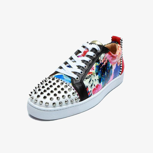 Multicolor Studded Sneakers