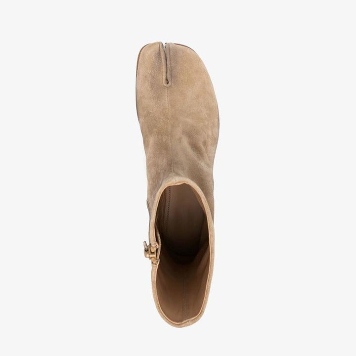 Beige Suede Ankle Boots - Arno Conti Shoe