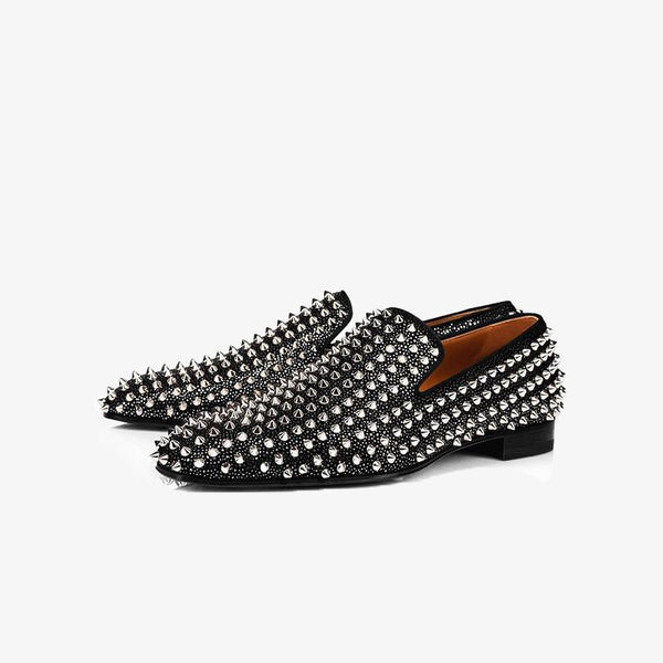 Rivets Slip-On Loafers.