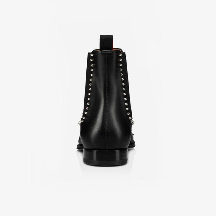Tangible Silver-Tone Spikes Boots - ARNO CONTI