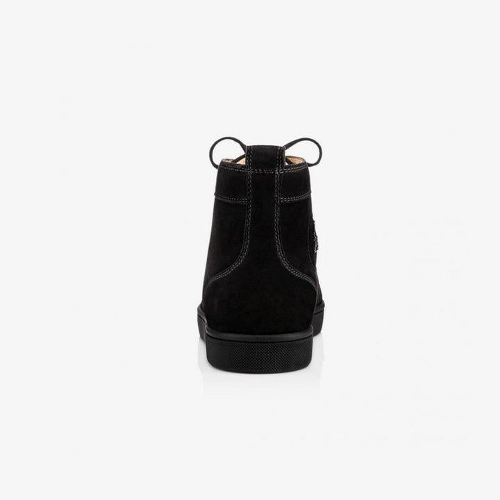 Spikes Suede Flat High-top Sneakers - ARNO CONTI
