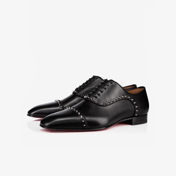 Studded Leather Dress Shoes