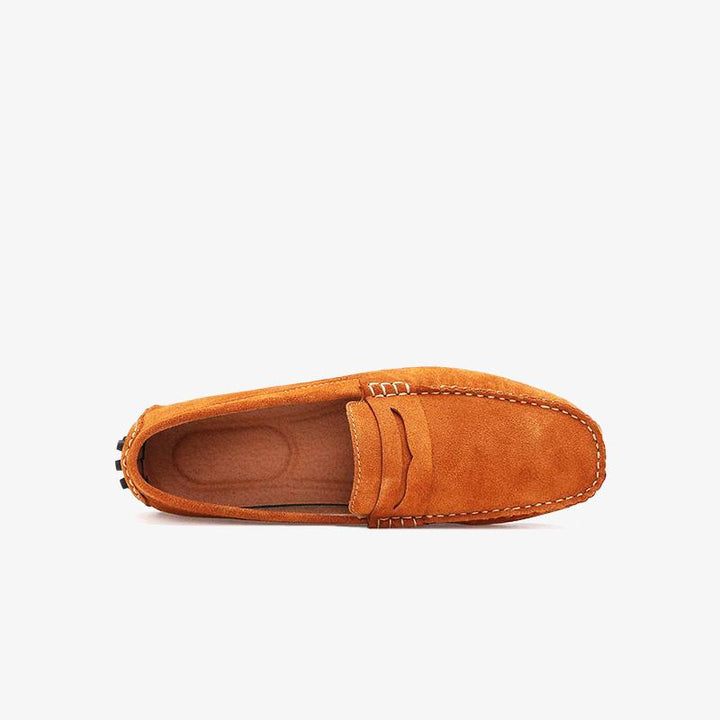 Loafer Round Toe Suede Leather.