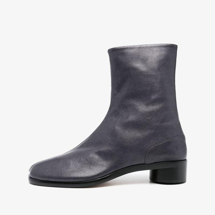 Midnight Leather Ankle Boots - Arno Conti Shoe