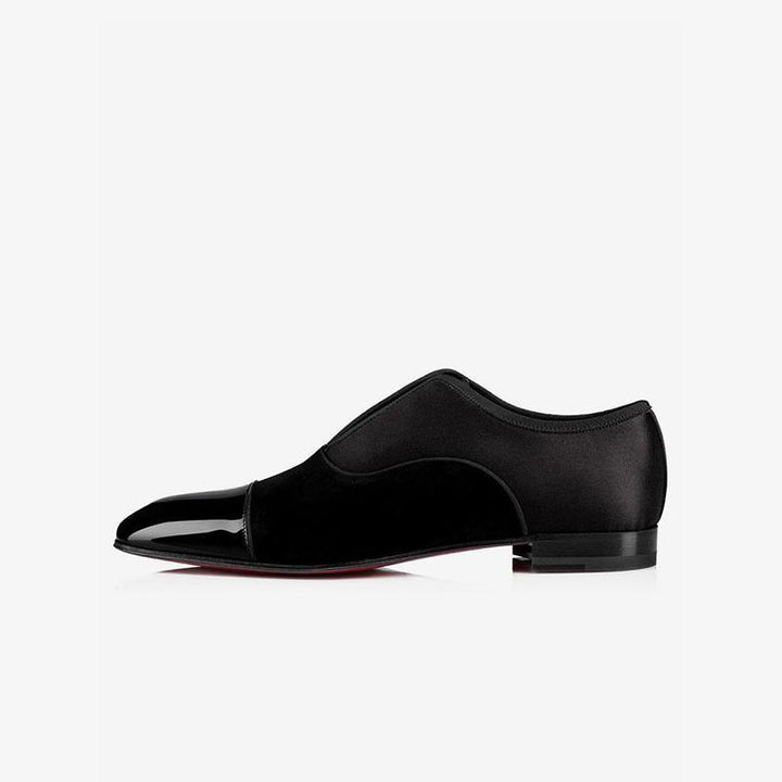 Patchwork Square Toe Loafers - ARNO CONTI