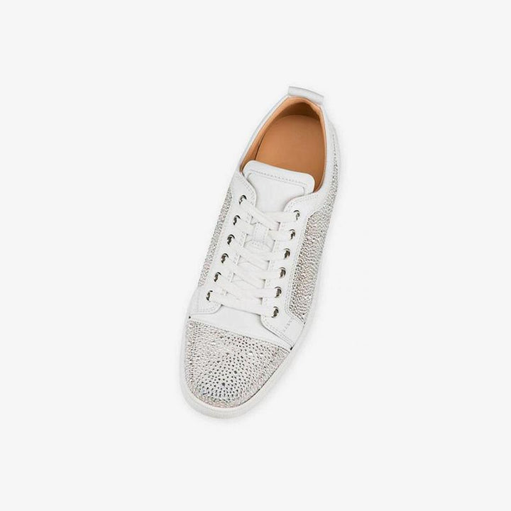 Leather Rhinestones Artwork Sneakers - ARNO CONTI