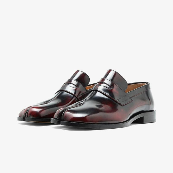 Patent Leather Decorative Strap Loafers