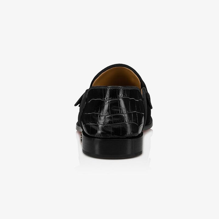 Penny Suede Calf Patent Crocodile Loafers - ARNO CONTI