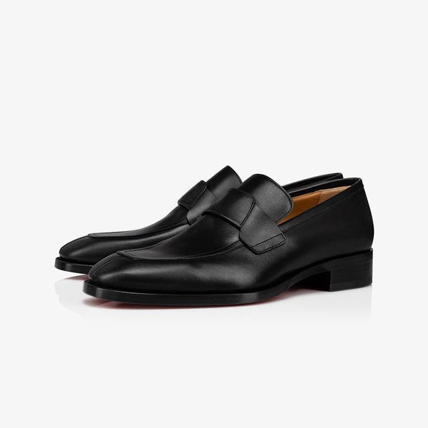 Square Toe Slip-On Buckle Loafers