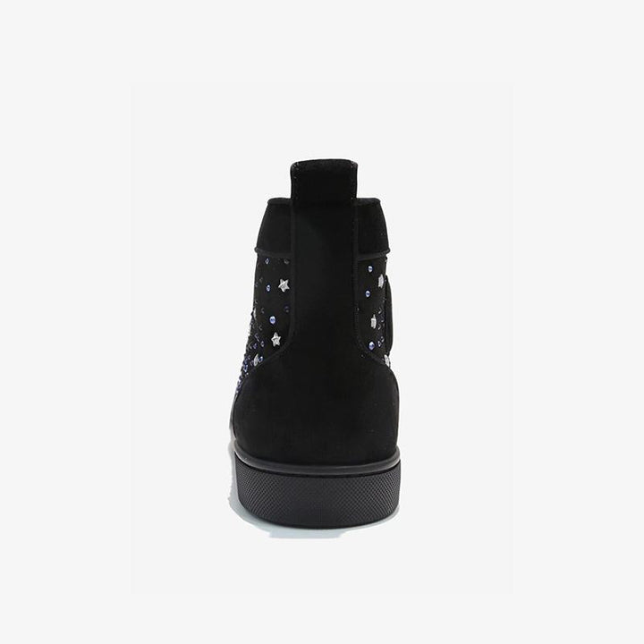 Sneakers Rhinestone Velvet - ARNO CONTI