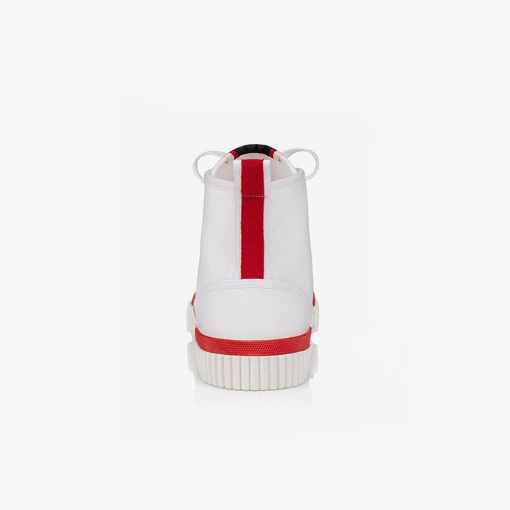 White Canvas Slip-On Shoes - ARNO CONTI