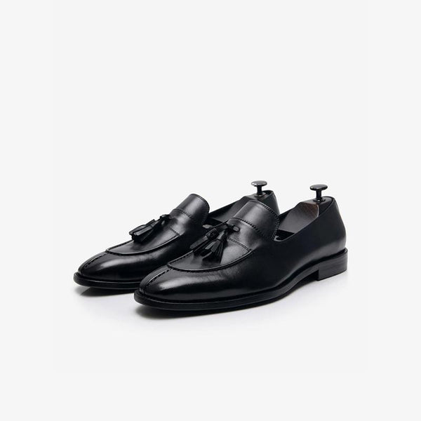 Mens Loafer Cowhide Tassel