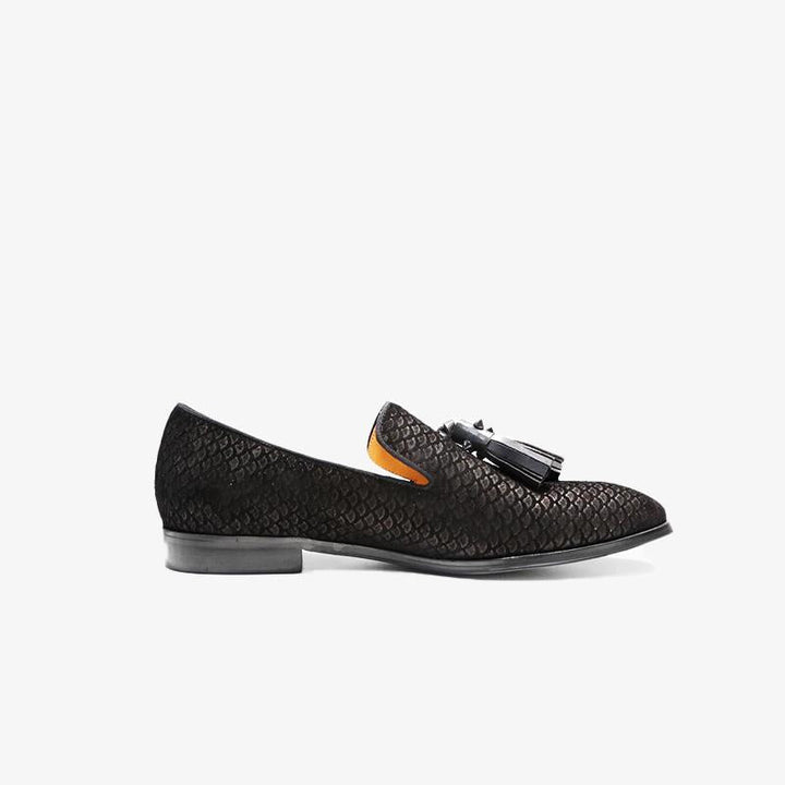 Tassels Fish Print Loafers.