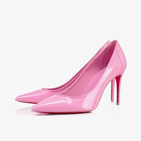 Pink Patent Leather Confetti Pumps