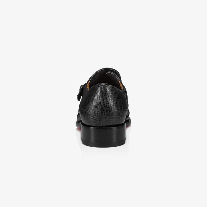 Mens Black Monk Strap Casual loafers - ARNO CONTI