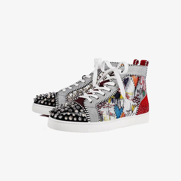 Sneakers with Artwork Print