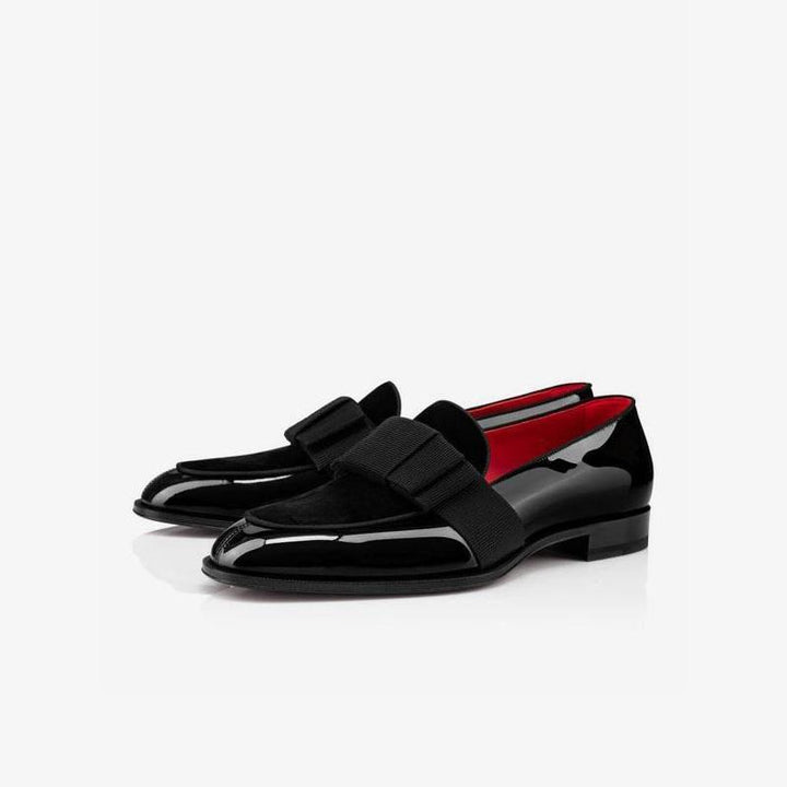 Leather Bows Artwork Mens Loafer - ARNO CONTI